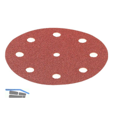 FESTOOL StickFix Schleifbl�tter Rubin 125 mm Korn 180 f. Holzwerkstoffe /50 St.