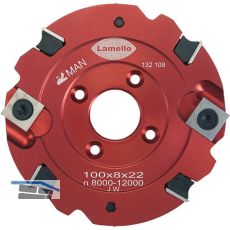 LAMELLO Wendeschneidenfr�ser HW 100 x 8 x 22 mm Z4+V4