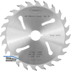 LAMELLO S�geblatt HW � 200 mm Z24 f�r Schnitte in Holzrahmen