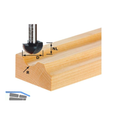 FESTOOL Hohlkehlfr�ser HW Radius 6.35 mm