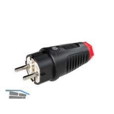 PCE Schutzkontaktstecker TAURUS2 Gummi 2-polig IP54