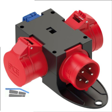 PCE Kompaktverteiler St.Anton 1 x 250V/2 x 400V IP44