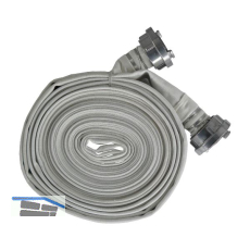 Flachschlauch 20 m mit Storz C 2 Zoll Anschluss