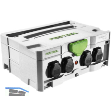 FESTOOL Systainer SYS-PowerHub IP44 mit 5 Steckdosen 396 x 296 x 157,5 mm