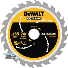 DEWALT Kreiss�geblatt XR Extrem Runtime HM � 165 x 1,76 x 20mm Z�hne 24 (WZ/FZ)
