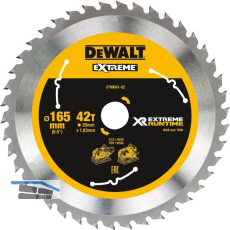DEWALT Kreiss�geblatt XR Extrem Runtime HM � 165 x 1,76 x 20mm Z�hne 42 (WZ/FZ)