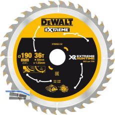 DEWALT Kreiss�geblatt XR Extrem Runtime HM � 190 x 1,38 x 30mm Z�hne 36 (WZ/FZ)
