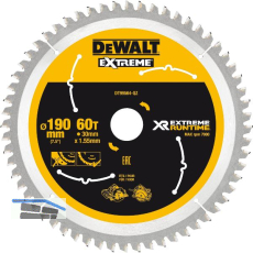 DEWALT Kreiss�geblatt XR Extrem Runtime HM � 190 x 1,38 x 30mm Z�hne 60 (WZ/FZ)