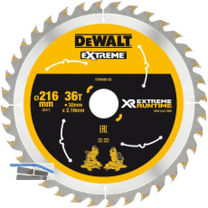 DEWALT Kreiss�geblatt XR Extrem Runtime HM � 216 x 2,16 x 30mm Z�hne 36 (WZ/FZ)