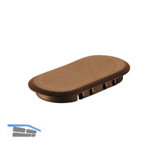 FESTOOL Abdeckkappe SV-AK D14 brn1 Farbe dkl. braun (32 St�ck)