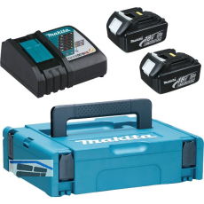 MAKITA Akku-Starterkit 18 Volt / 2 St�ck 3,0 Ah Akkus und Ladeger�t