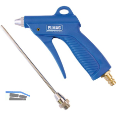 ELMAG Ausblaspistole PA Kombi-Set mit Normald�se und Verl�ngerungsd�se 165 mm