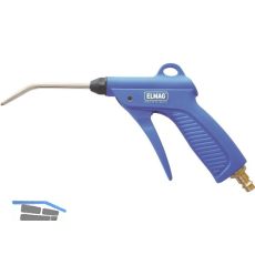 ELMAG Ausblaspistole PA mit Verl�ngerungsd�se gebogen � 2,3 mm/110 mm