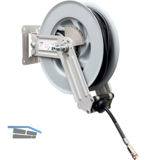 ELMAG Schlauchaufroller automatisch Industrie Open 15 m Schlauch 13 x 19 mm