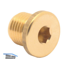 Druckluft Blindstopfen mit AG 3/8" aus Messing