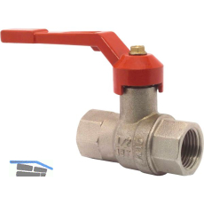 Kugelhahn mit beidseitigem IG 1/2" mit langem Hebel