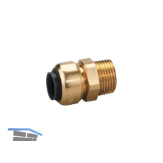 SCHNEIDER Einschraubsteckverbinder gerade AG 1/2" f�r 18 mm Druckluftrohr