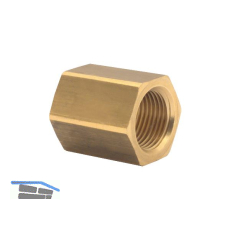 Druckluft Muffe mit IG 3/8" aus Messing