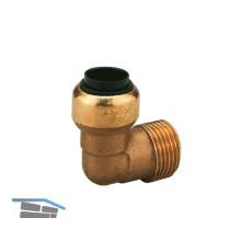 SCHNEIDER Winkeleinschraub Steckverbinder mit AG 3/4" f�r 22 mm Druckluftrohr