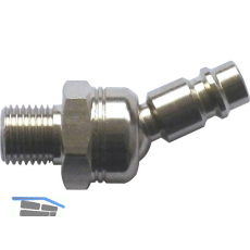 Drehgelenkstecker Stahl DN 7,2 AG 1/4" L�nge 54,7 mm