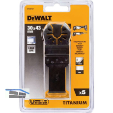 DEWALT Multi Tool S�geblatt Titan DT 20727 Breite 30mm L�nge 43mm (5 St�ck)