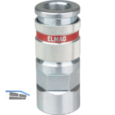 JWL Stahlkupplung DN 7,8 BSP mit Innengewinde 1/4"