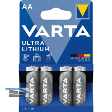 VARTA Batterie Ultra Lithium LR6/AA 1,5 Volt (4 St)