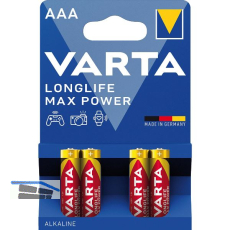 VARTA Batterie Longlife Max Power LR03/AAA 1,5 Volt 4 St�ck