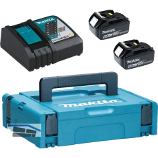 MAKITA Akku-Powerkit 18 Volt / 2 St�ck 6,0 Ah Akkus und Ladeger�t DC18RC