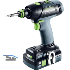 FESTOOL Akku-Bohrschrauber T 18+3 Li 4,0 I-Plus 18 Volt / 4,0 Ah (IEC) Li-Ion