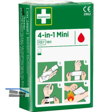 CEDERROTH Universalverband mini 4-in-1 Blutstiller 1Kompresse+1Binde