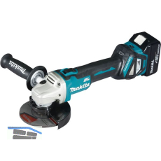 MAKITA Akku-Winkelschleifer DGA511RTJ 18 Volt / 5,0 Ah (IEC) Li-Ion