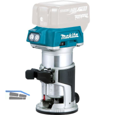 MAKITA Akku-Multifunktionsfr�se DRT50Z 18 Volt