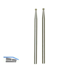 PROXXON Diamant Schleifstift Form KU Kugelkopf 1,0 mm (2 St�ck) Schaft 2,35 mm