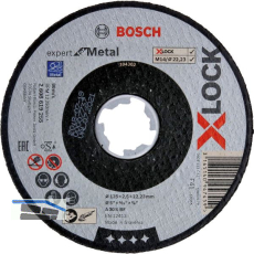 BOSCH Trennscheibe f�r Metall X-LOCK gerade Form 125 x 1,6 x 22,23 mm