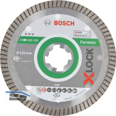 BOSCH X-LOCK Diamant-Trennscheibe Best for Ceramic extra clean turbo 125x1,4 mm