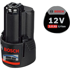 BOSCH Akku / Ersatzakku GBA Stab-Form 12 Volt / 3,0 Ah (IEC) Li-Ion