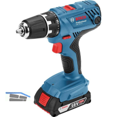 BOSCH Akku-Bohrschrauber GSR 18V-21 18 Volt / 2x 2,0 Ah