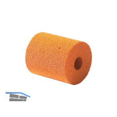 Auftragswalze zu Leimroller 75 Ausf�hrung: Schwammgummi 75 mm orange