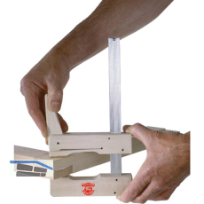 Klemmsia-Zwinge aus Wei�buchenholz Spannweite 300 mm Ausladung 110 mm