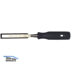 STUBAI Stemmeisen mit schwarzem PP-Heft Breite 20 mm