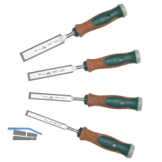 STUBAI Spezial-Stemmeisen-Satz mit Korkheft 4-teilig