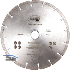 BEPO Diamant-Trennscheibe 230 mm f�r Beton, Stein