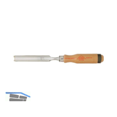 STUBAI Hohleisen mit Holzheft Breite 10 mm