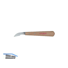 STUBAI Kerbschnitzmesser gebogen