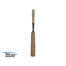 STUBAI Bildhauer-Stechbeitel geschliffen mit Holzheft Form 1 Breite 6 mm