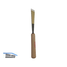 STUBAI Bildhauer-Stechbeitel geschliffen mit Holzheft Form 2 Breite 6 mm