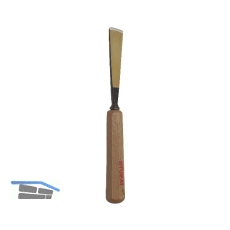 STUBAI Bildhauer-Stechbeitel geschliffen mit Holzheft Form 3 Breite 4 mm
