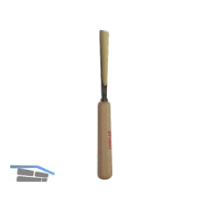 STUBAI Bildhauer-Stechbeitel geschliffen mit Holzheft Form 6 Breite 8 mm