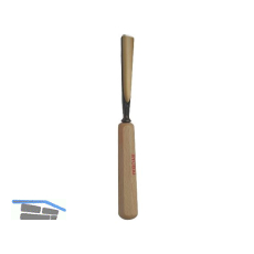 STUBAI Bildhauer-Stechbeitel geschliffen mit Holzheft Form 8 Breite 20 mm